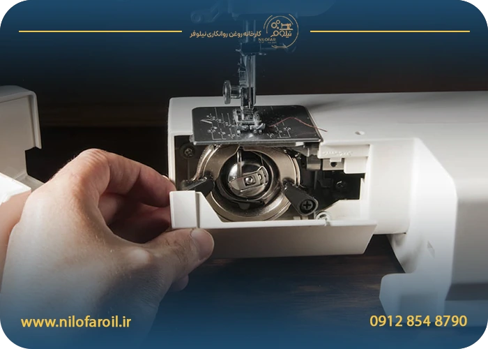 چرا چرخ خیاطی صنعتی روغنریزی میکند؟