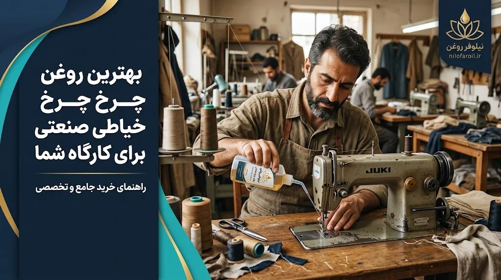 خرید روغن چرخ خیاطی برای کارگاه؛ چه نوع روغنی مناسب است؟
