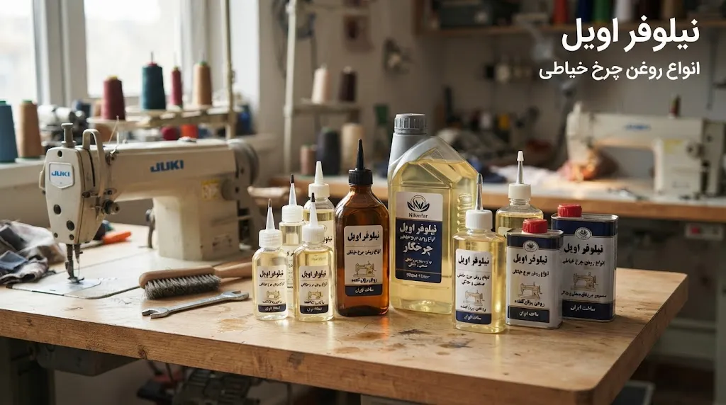 انواع روغن چرخ خیاطی