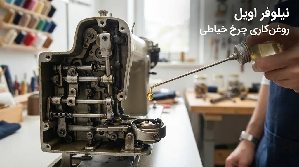 روغنکاری چرخ خیاطی